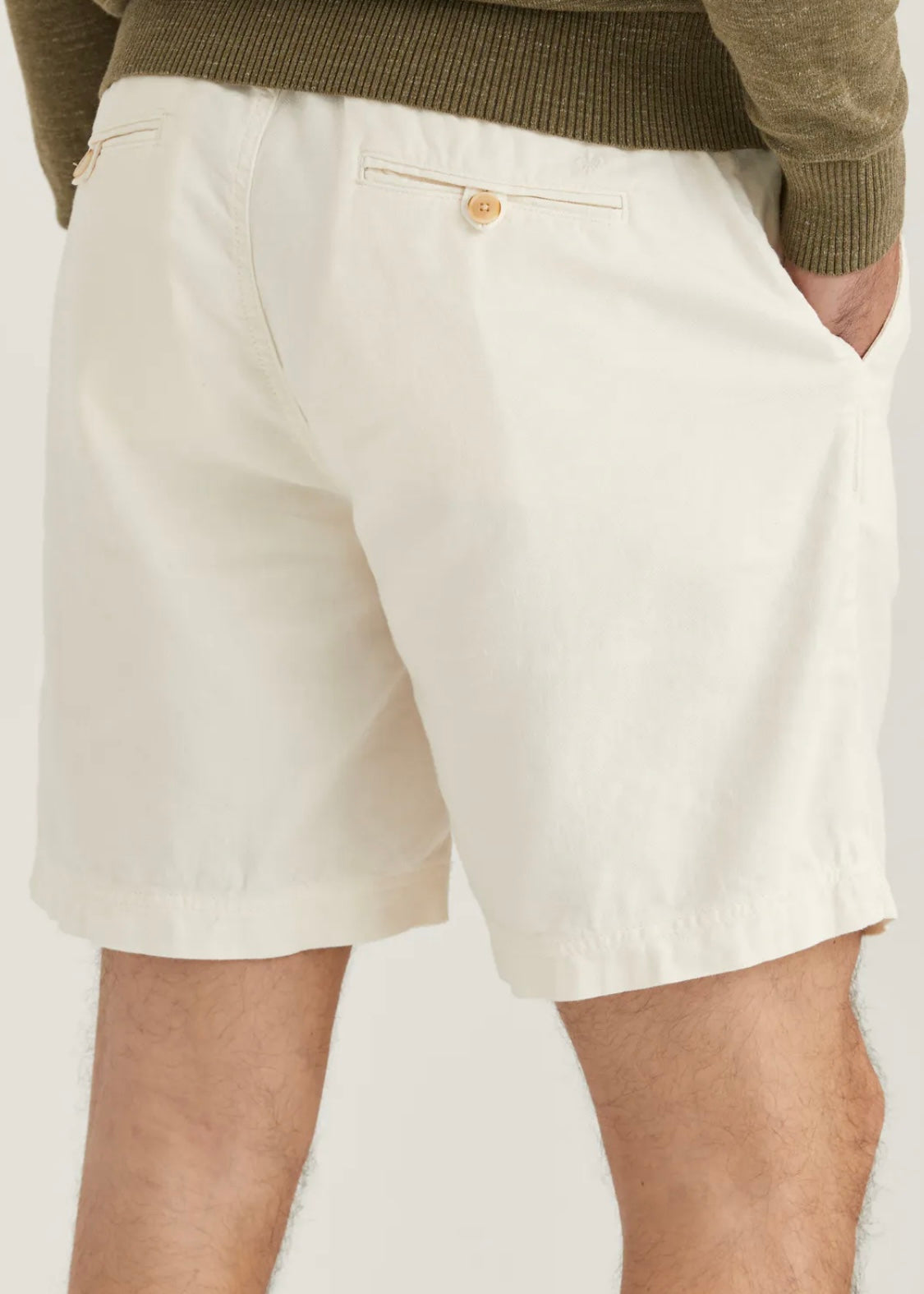 Morris Fenix Linen shorts - OffWhite