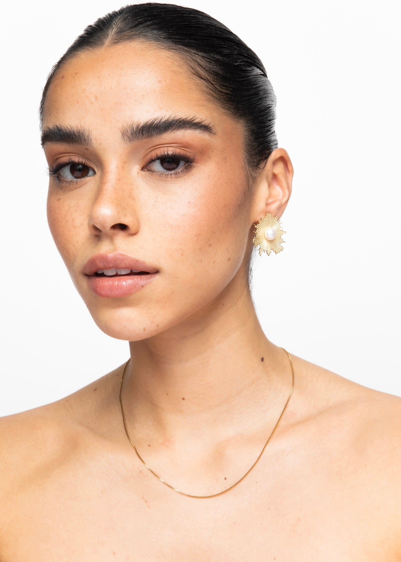 The Beam earring Gold