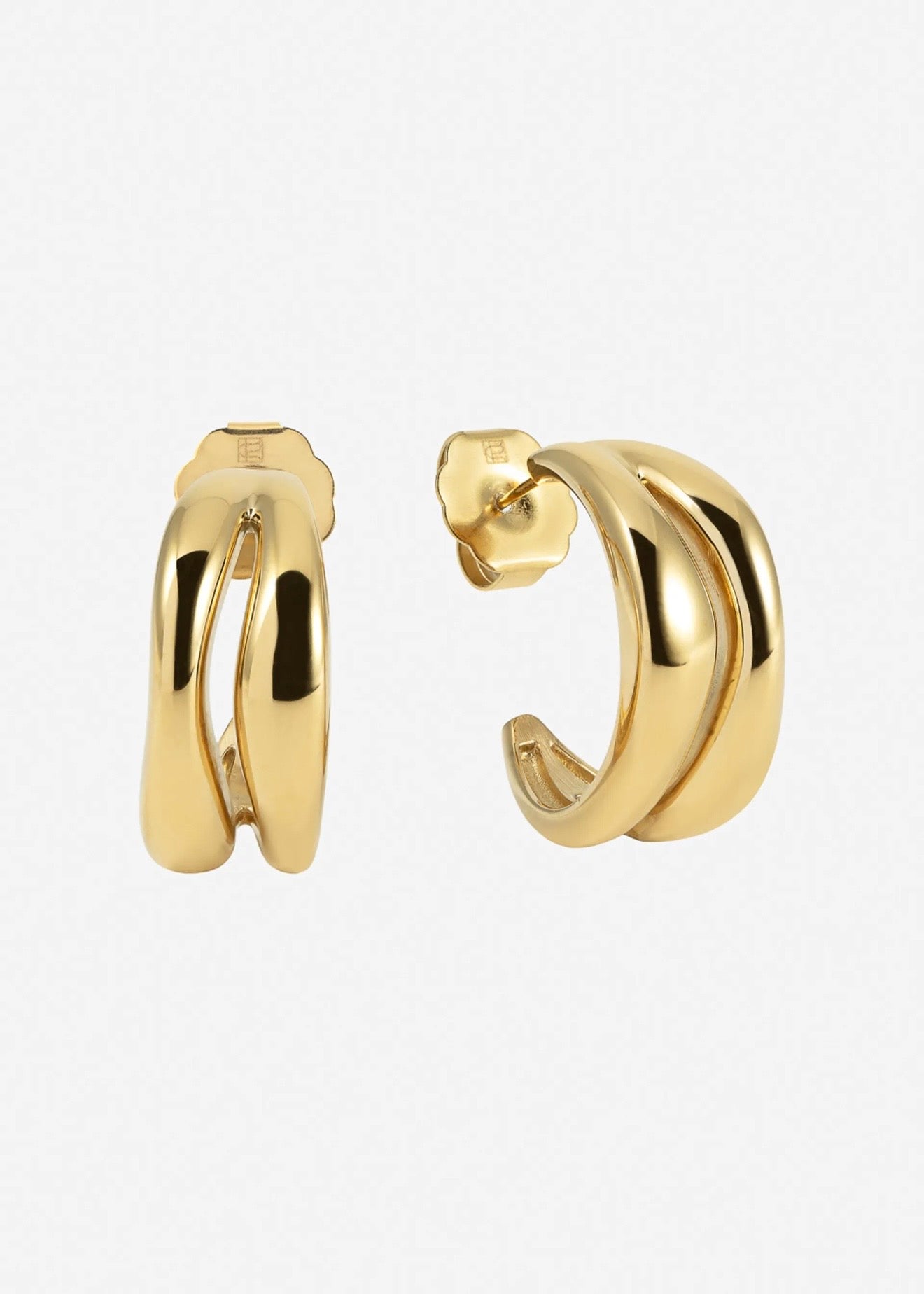 The Big Curved Hoops Gold