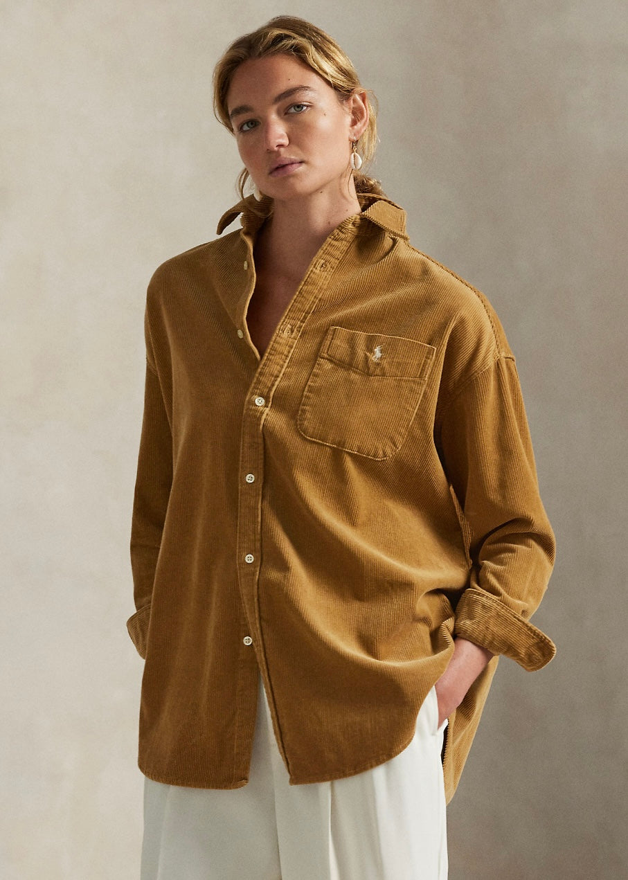 The Big Corduroy shirt Tan