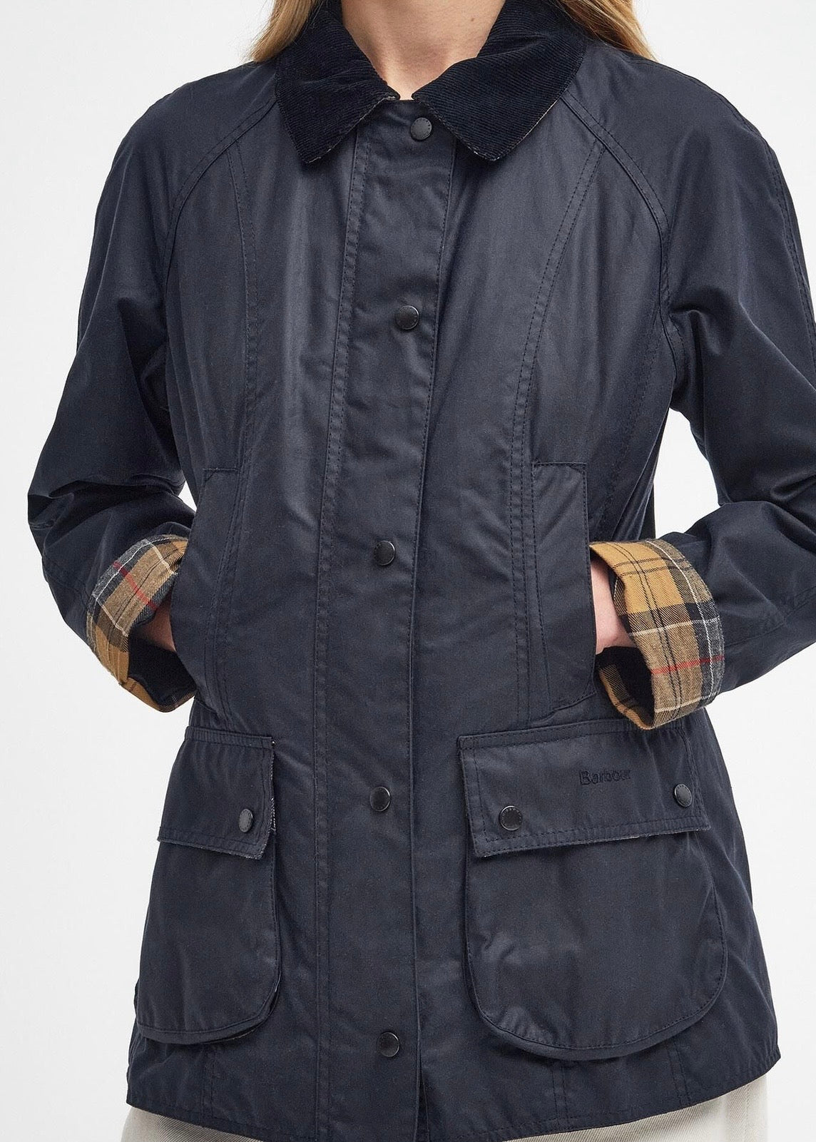 Classic Beadnell Jacket Navy