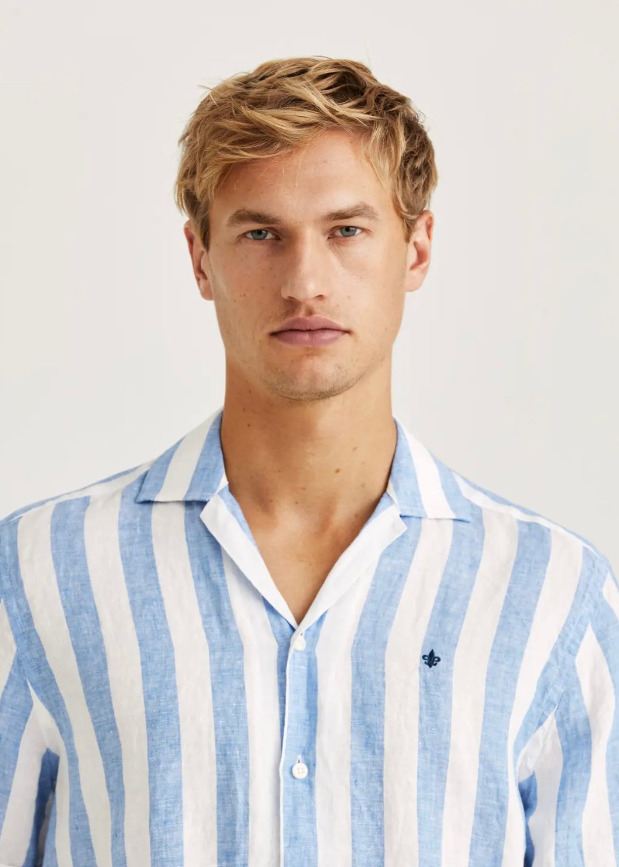 Morris Resort Linen shirt - Blue