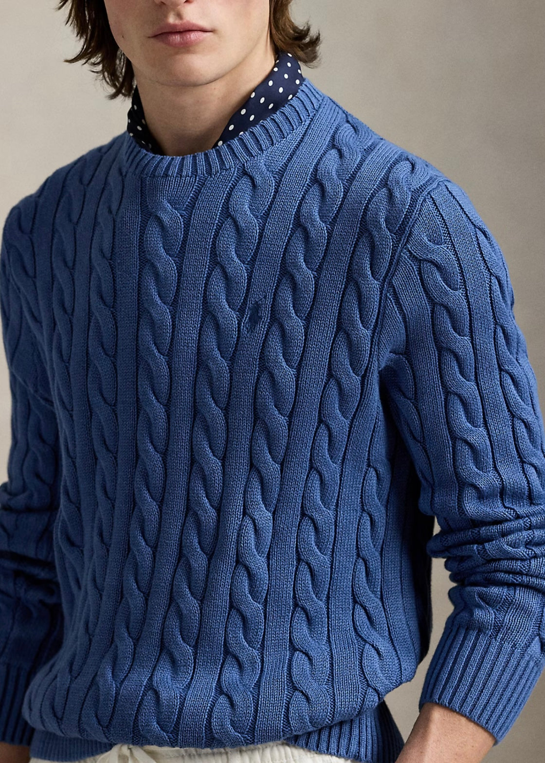 Ralph Lauren Cotton Cable sweater - Navy GMD