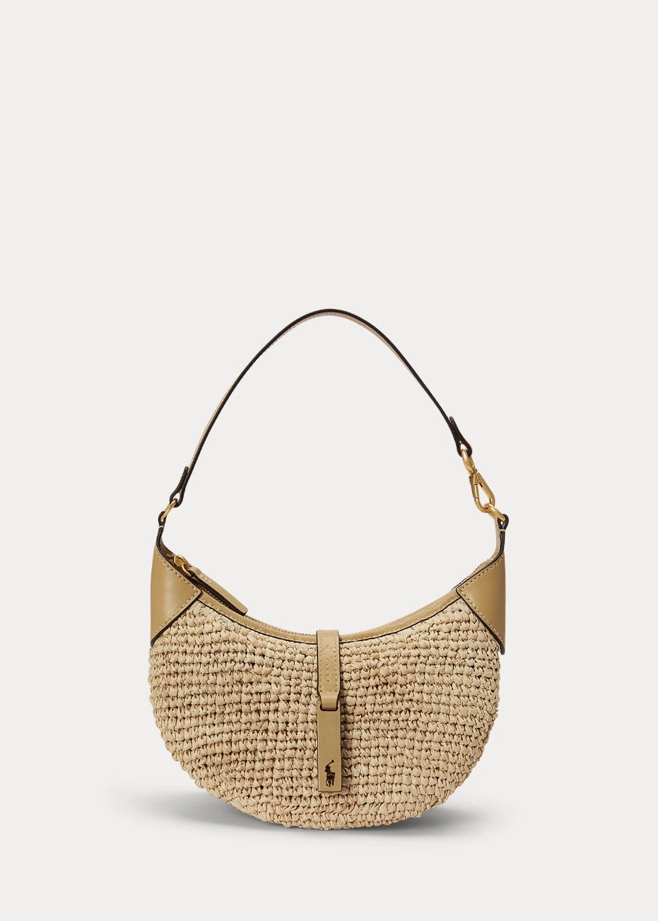 Polo ID Raffia Mini Shoulder Bag