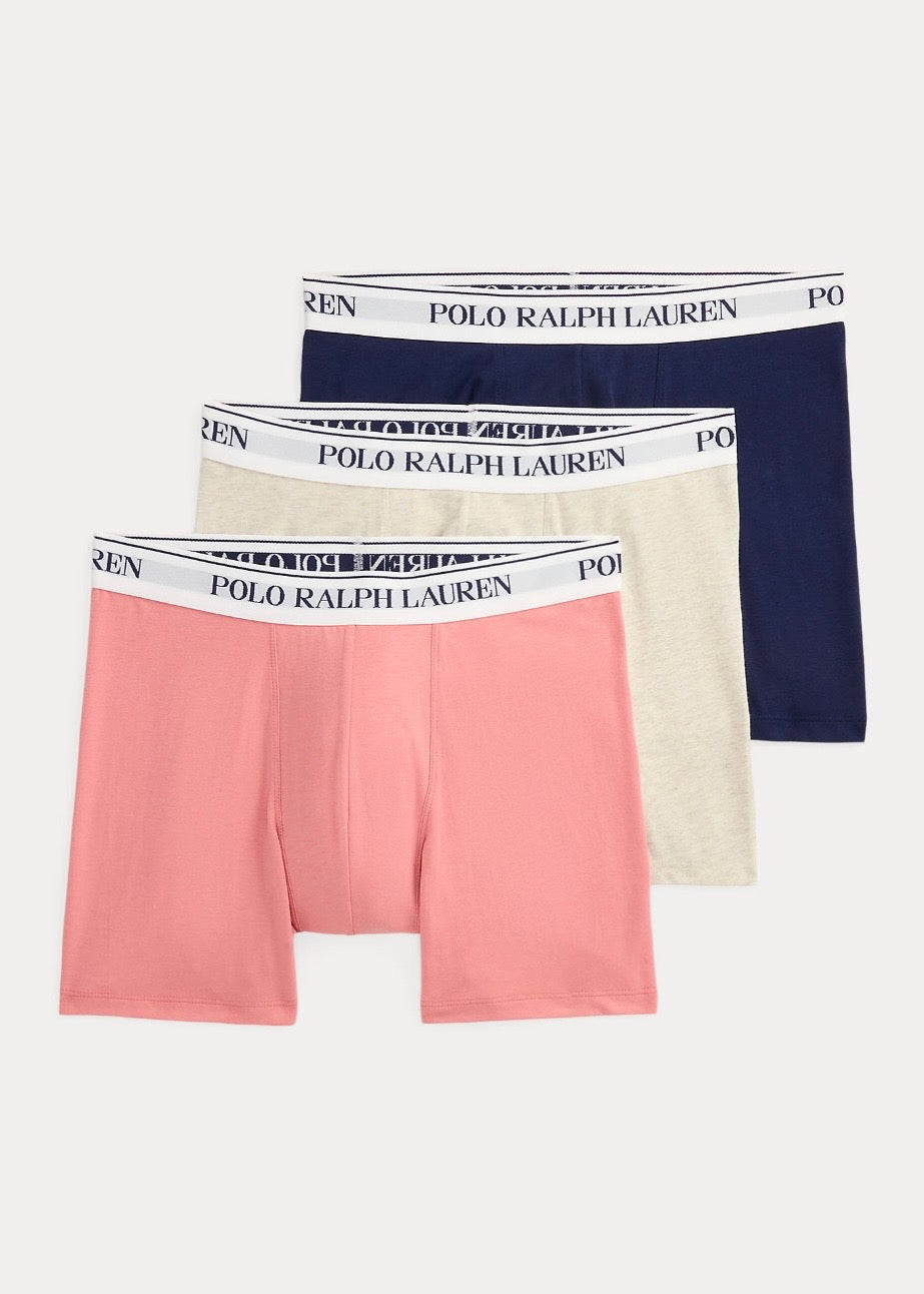 Brief boxer 3pack Rose/Beige/Navy