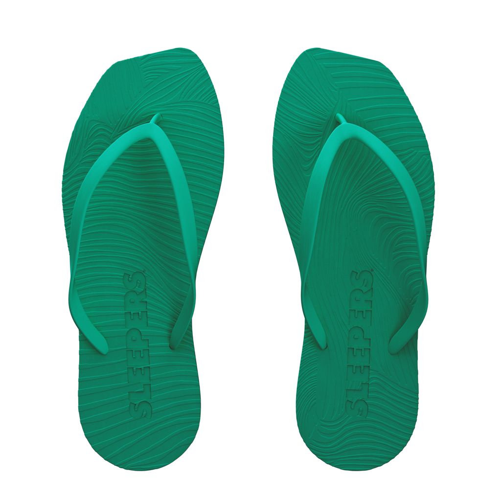 Sleepers Tapered flip flop - Emerald Green