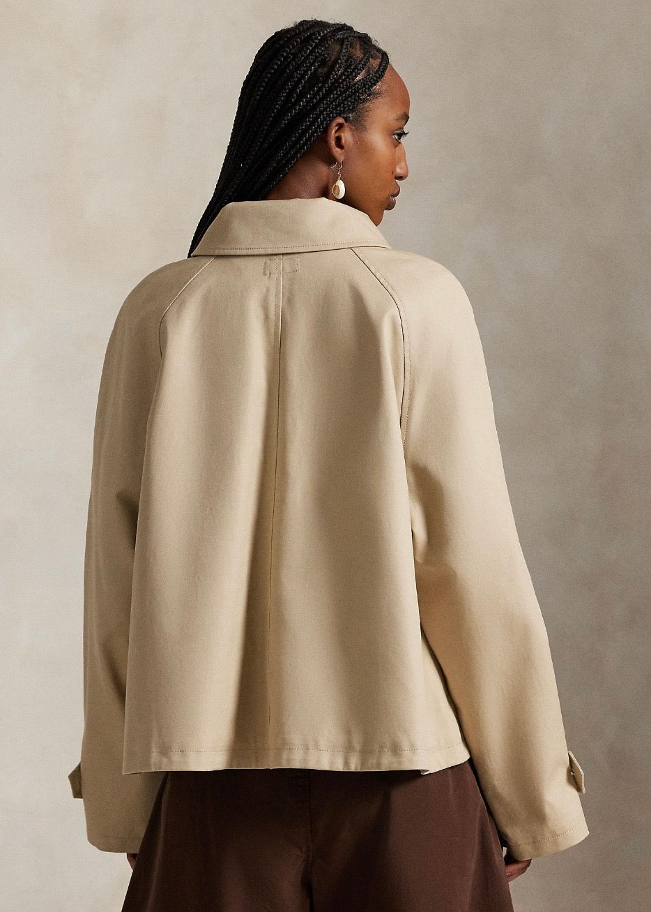 Cotton Twill Jacket Beige