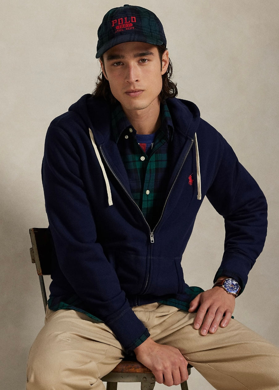 Fleece Hoodie Cruise Navy