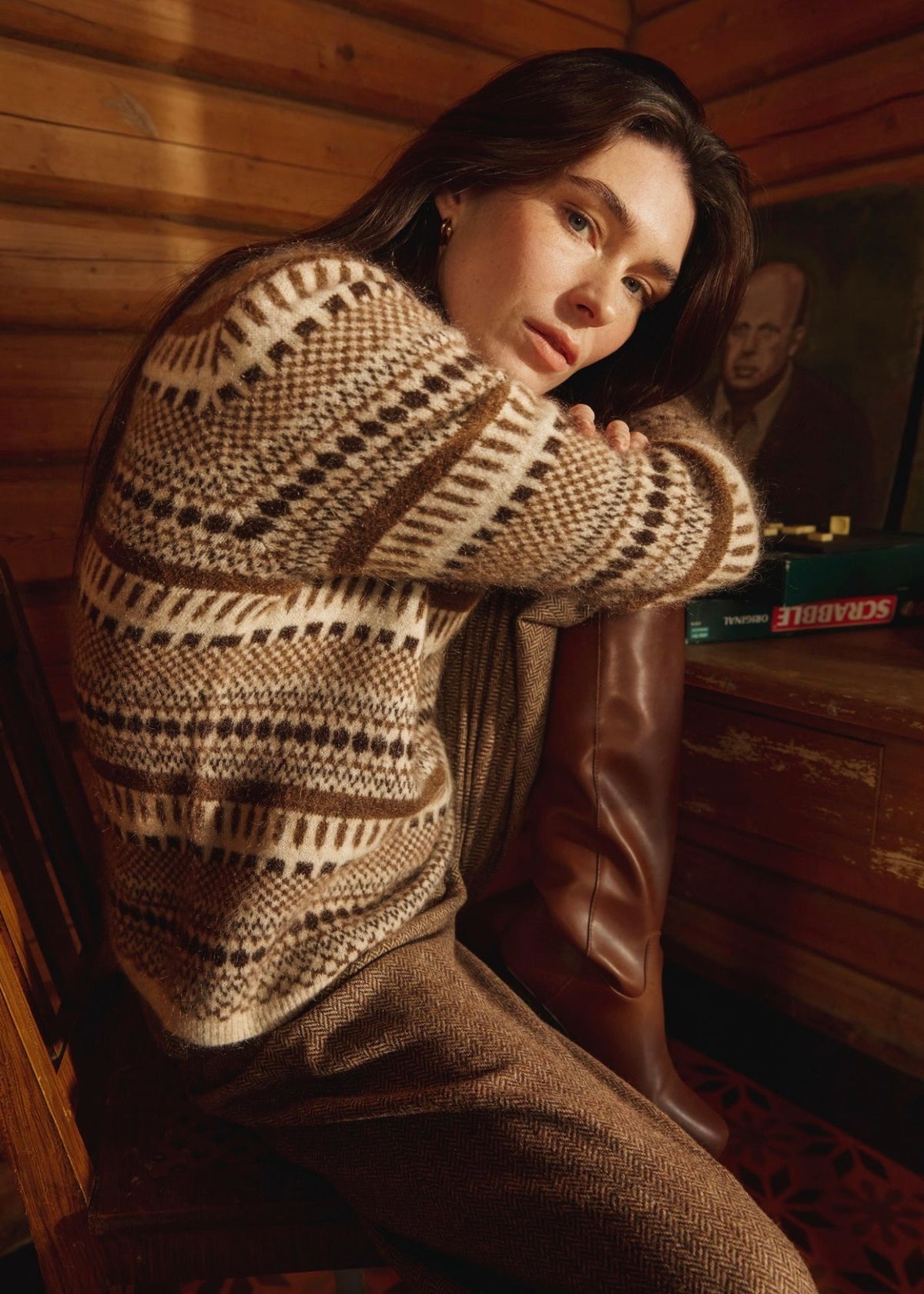 Lumi Knit Dark Brown