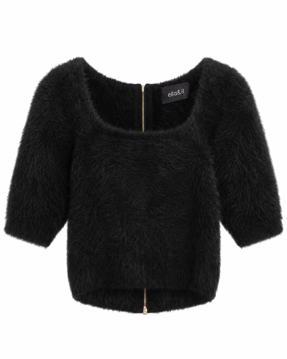 Antonia Chunky Tee Black