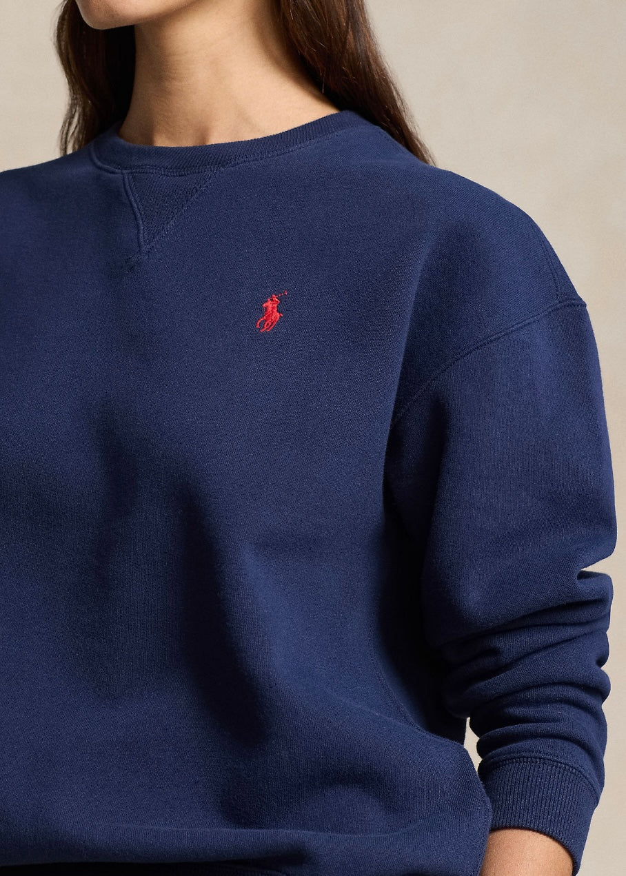 Fleece Crewneck sweater Cruise Navy