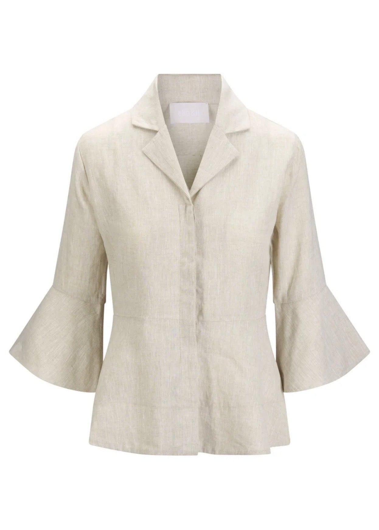 Guro Linen Shirt Beige Melange