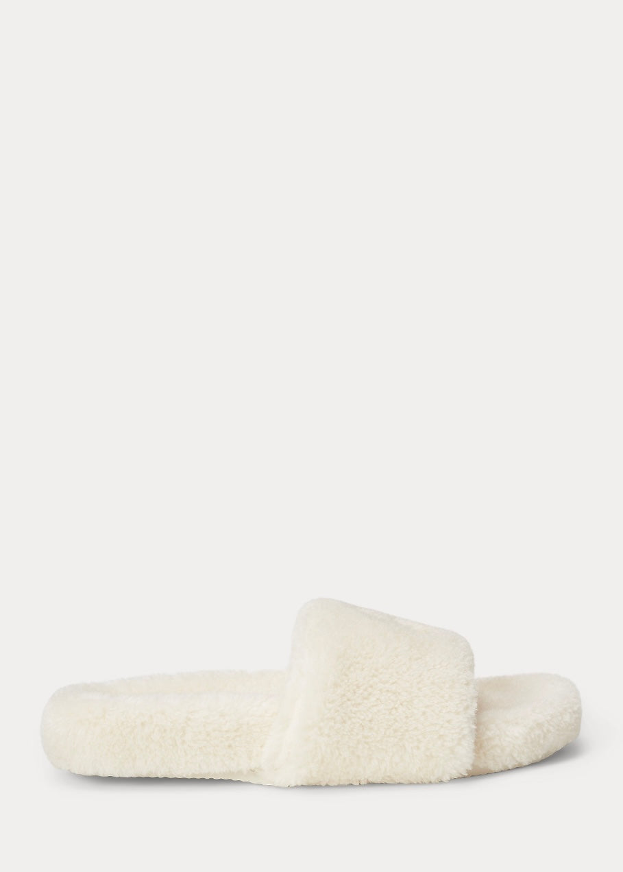 Faux Shearling slipper Cream