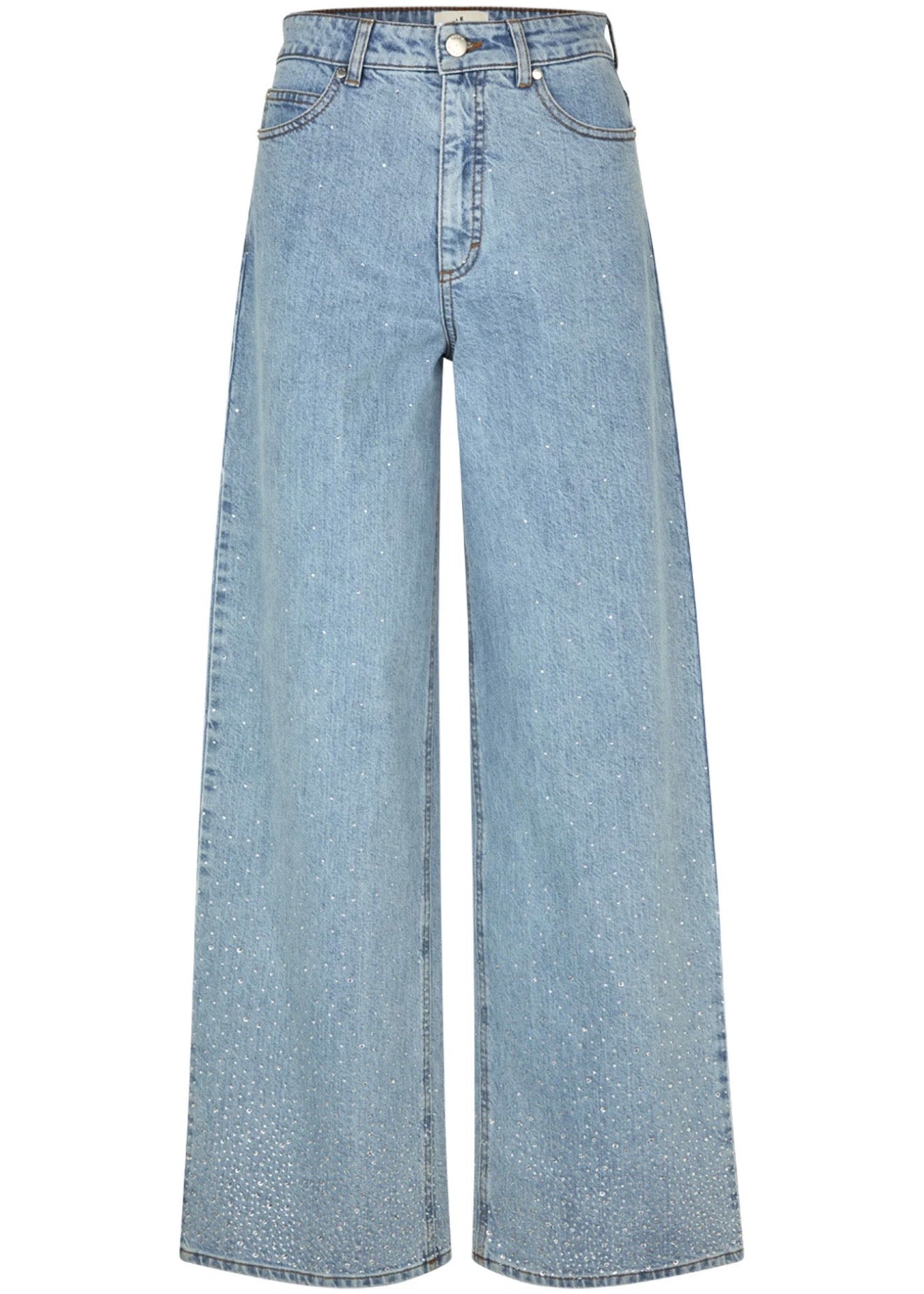 Abby Regular Light Rinse Rhinestone