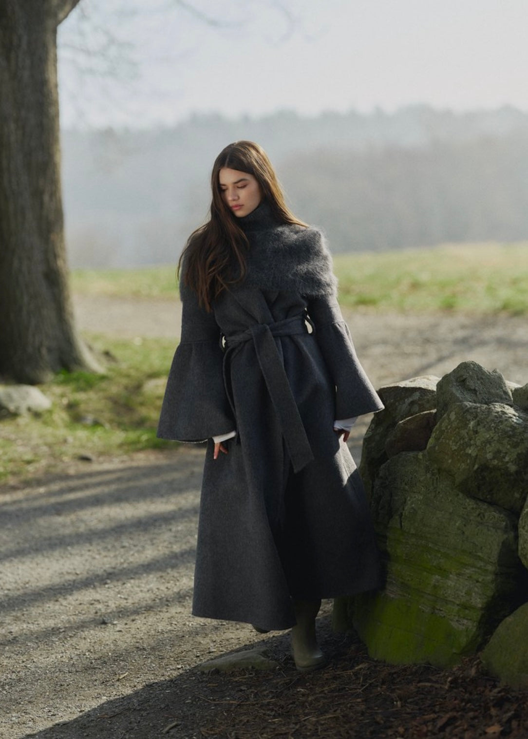 Juli coat Dark Grey