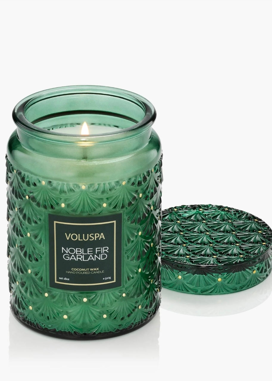 Large Jar Noble Fir Garland