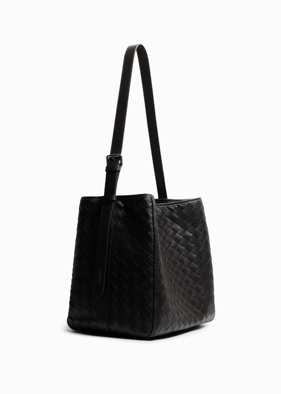 Sac Medium Braided Coffee