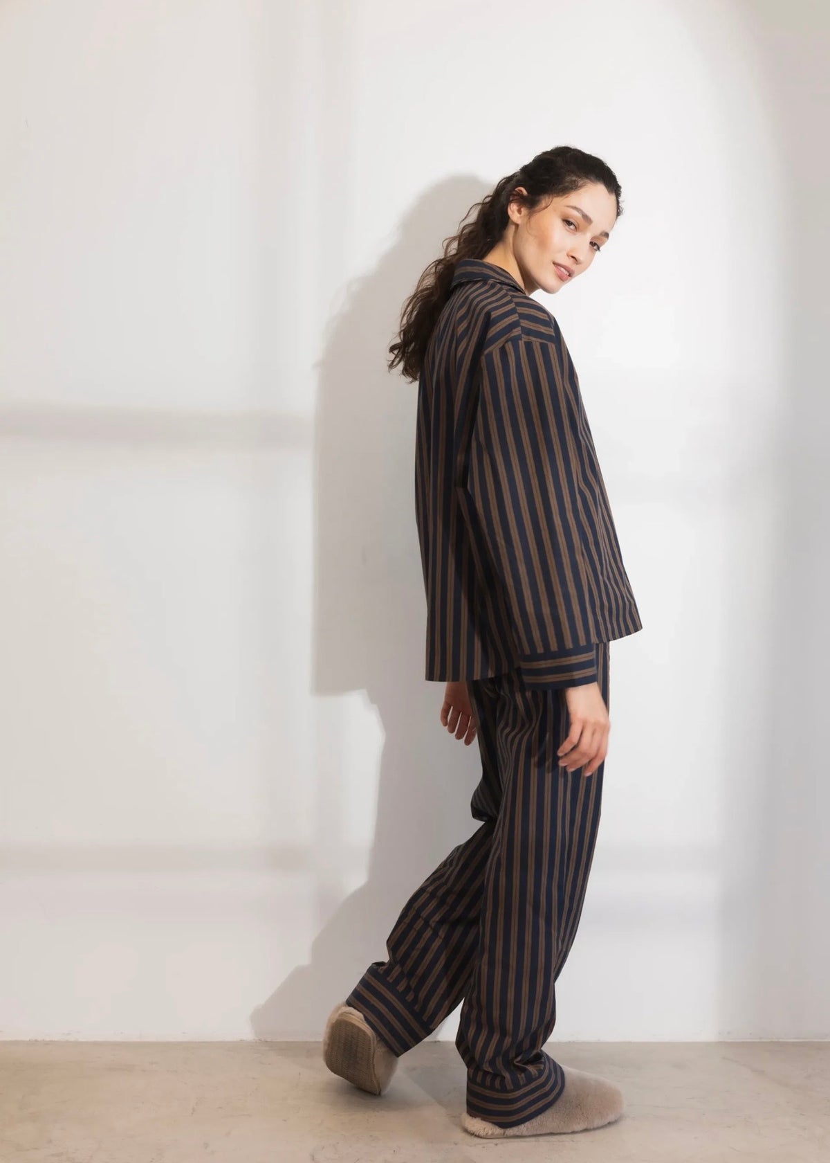 Soire Pyjamas Set Navy Stripe
