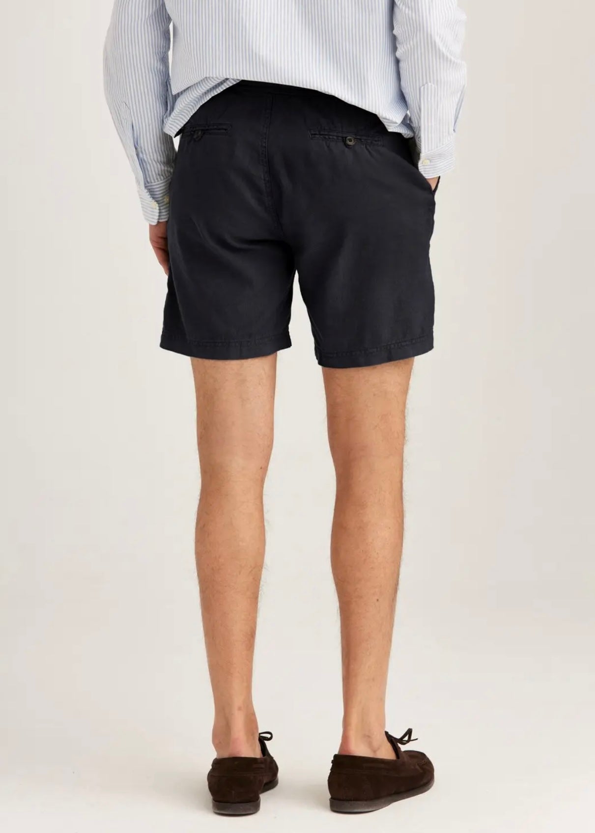 Morris Fenix Linen shorts - Blue
