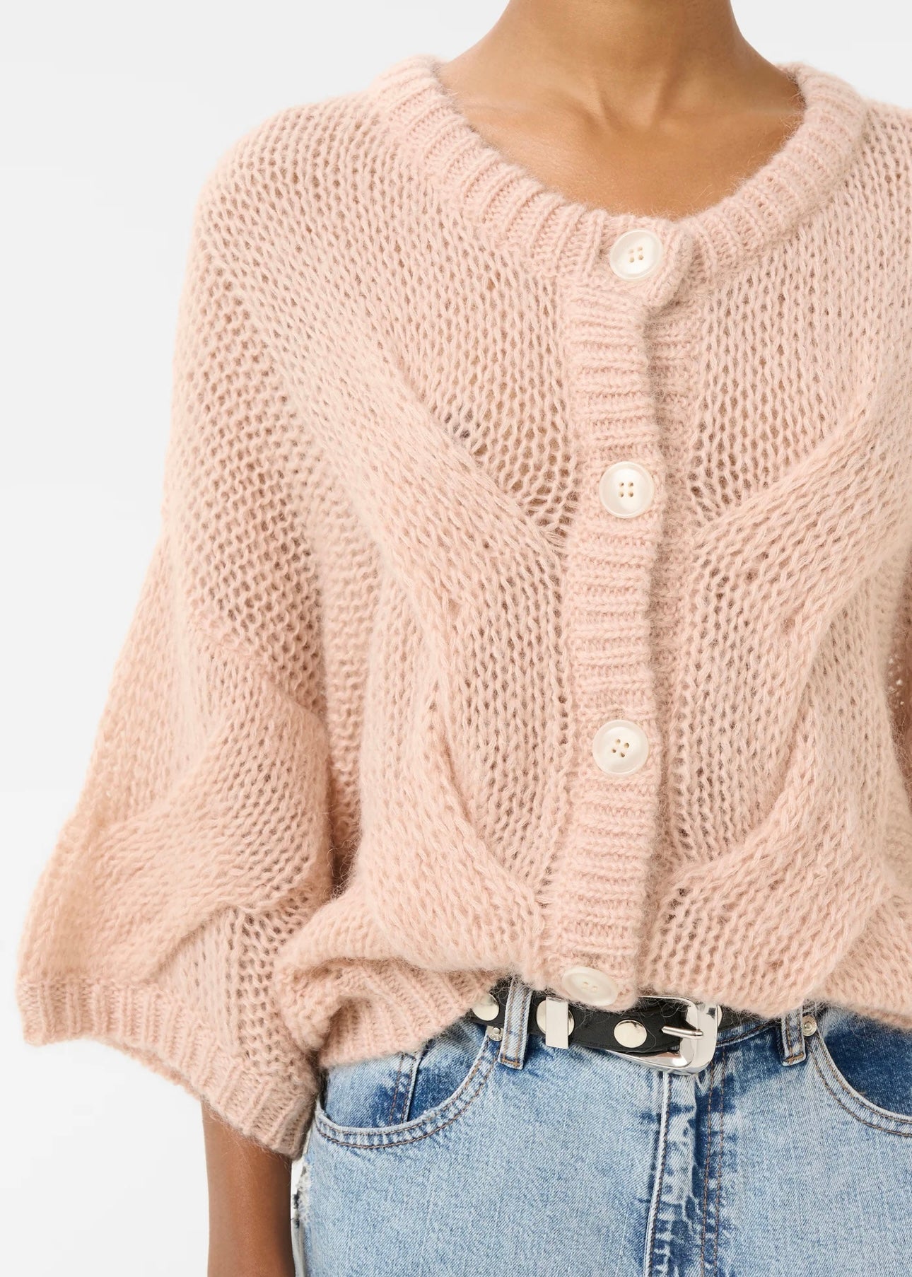 Zenia cardigan Rose Dust