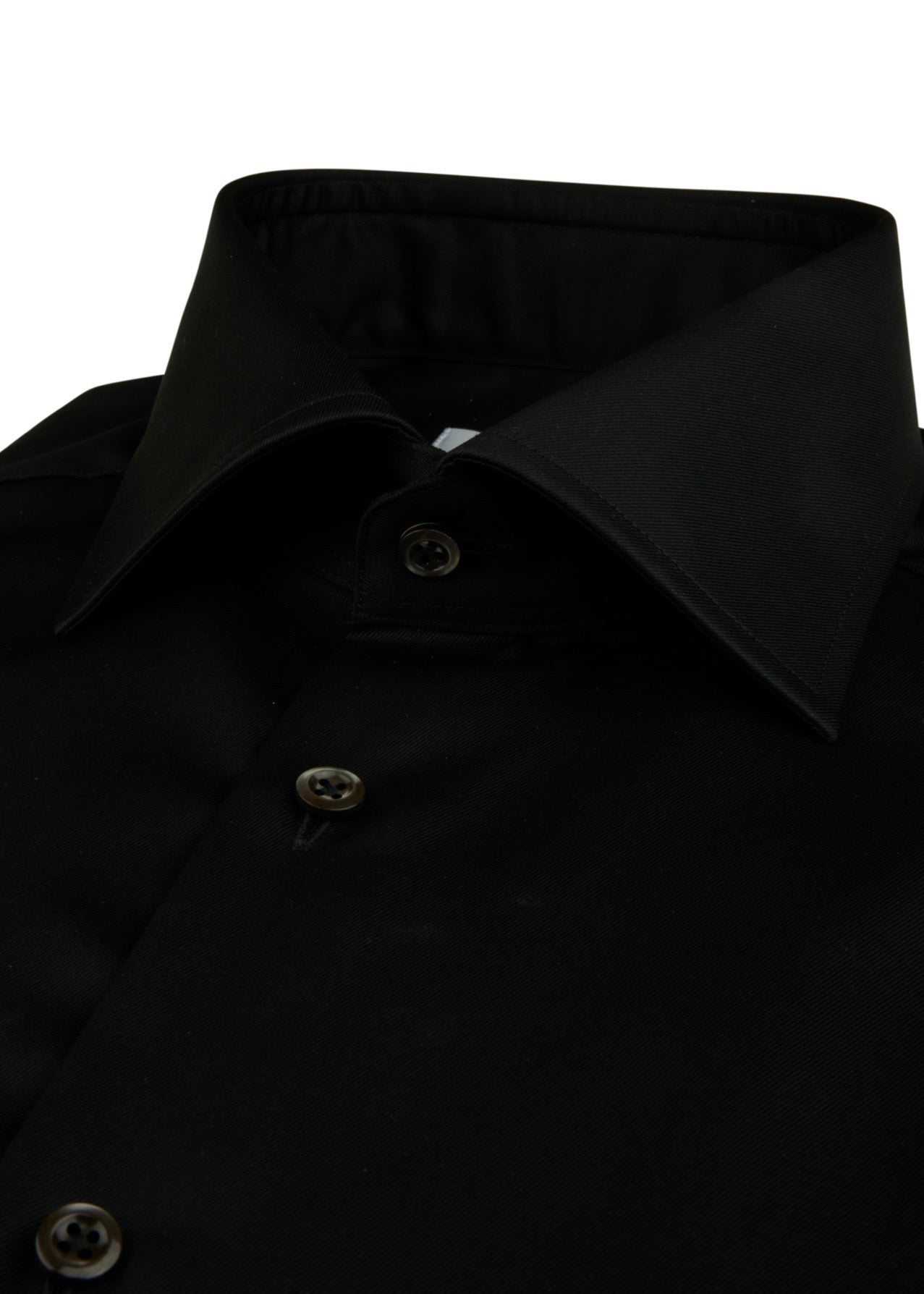 Regular Black Twill Shirt