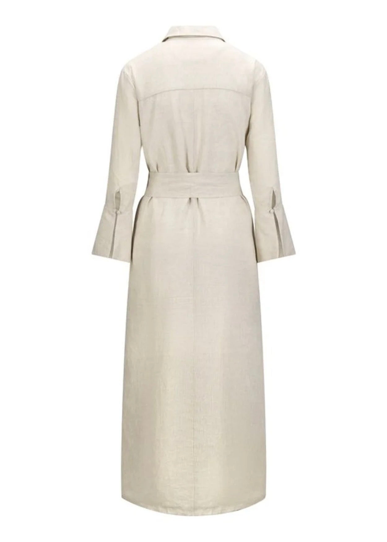 Linny Linen Dress Beige Melange