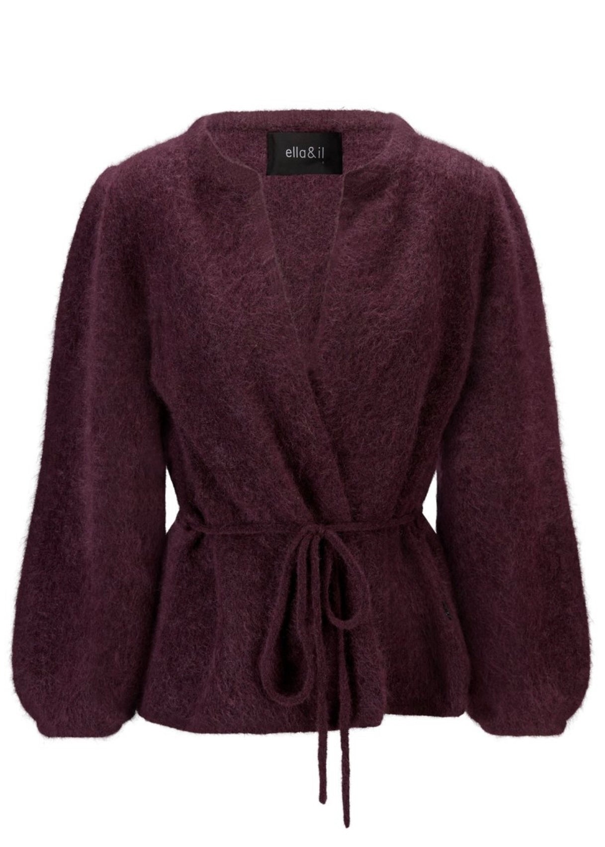 Fredrikke Chunky cardigan Red Wine
