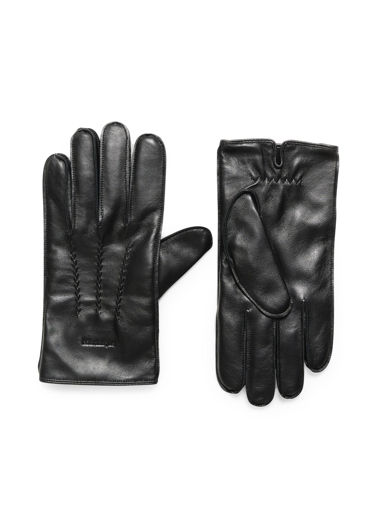 Trewy Leather gloves Black