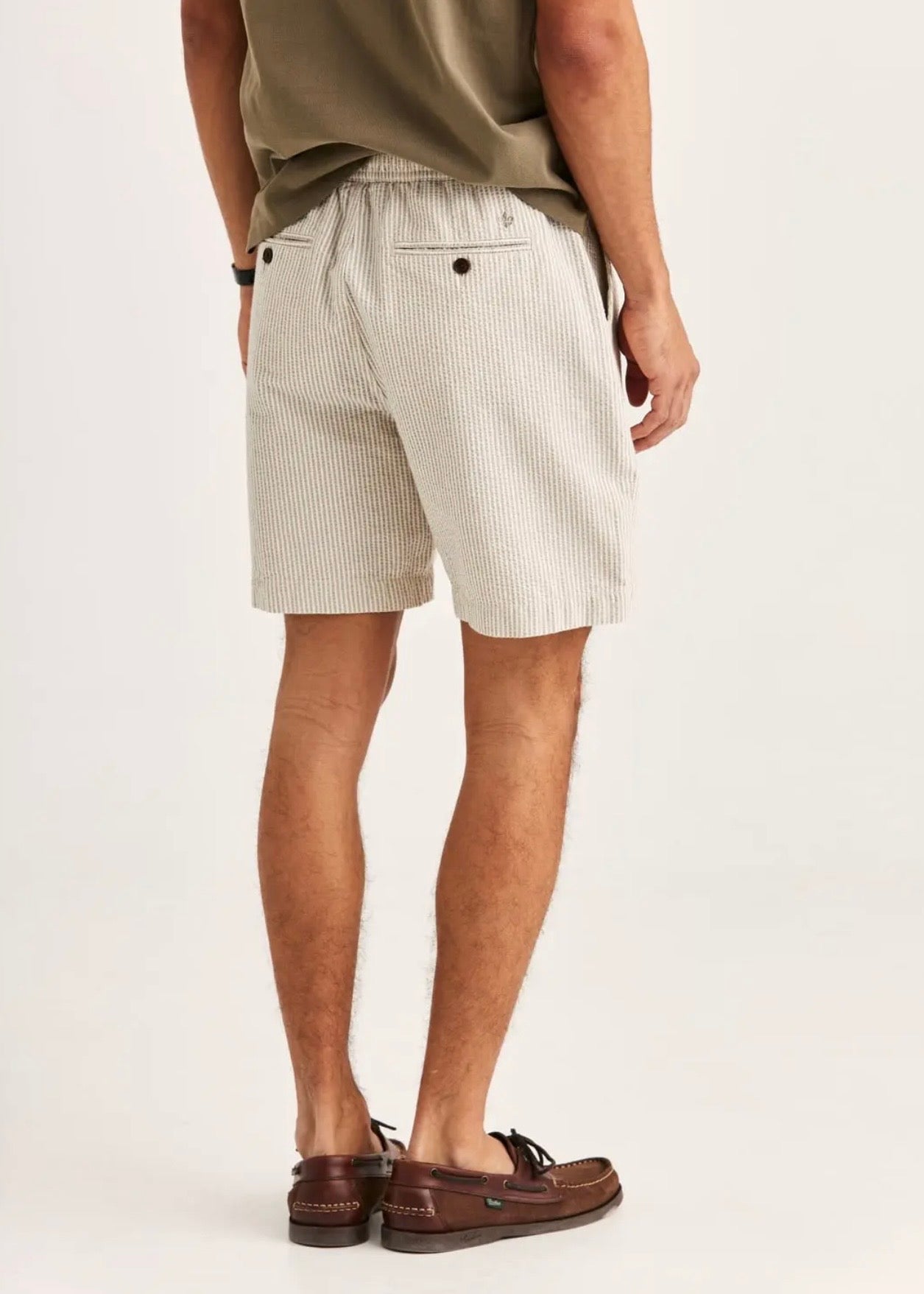 Fenix Seersucker Shorts Khaki