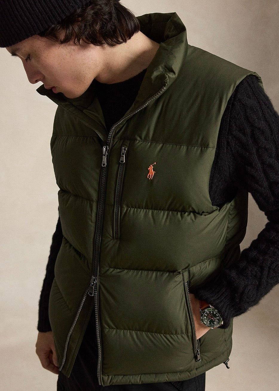 The Gorham Down Vest Company Olive