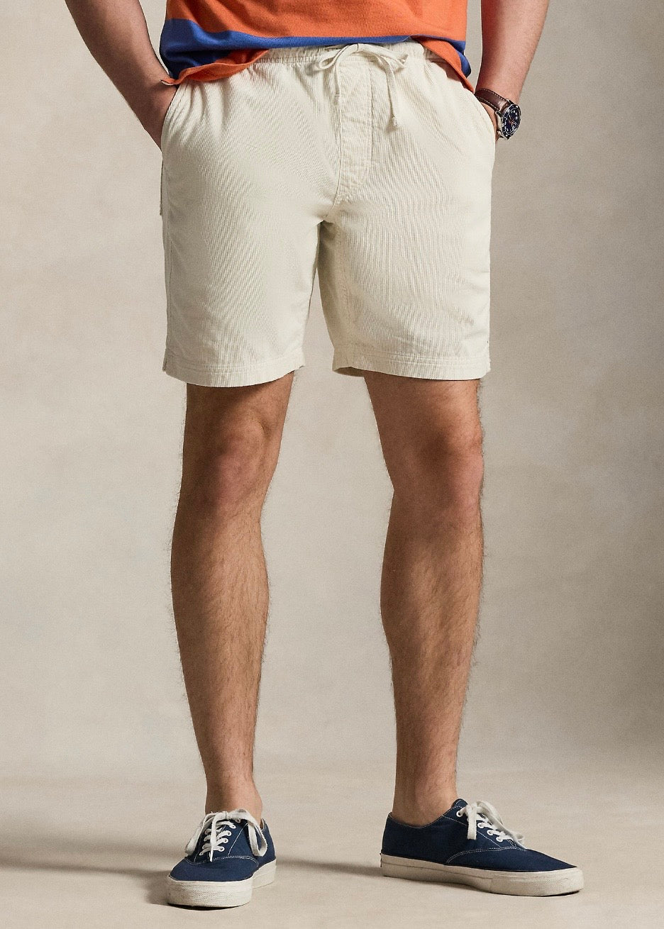 Classic Fit Corduroy Shorts Warm Cream