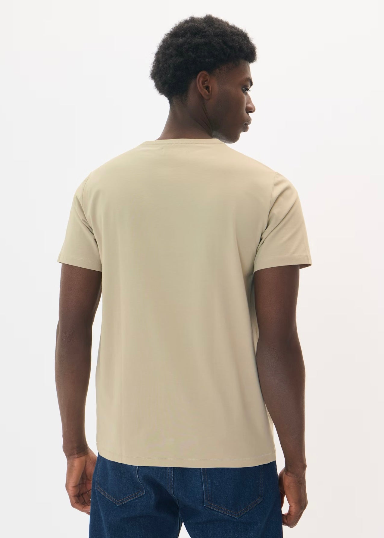 Matinique Jermalink Cotton Stretch t-shirt - Plaza Taupe