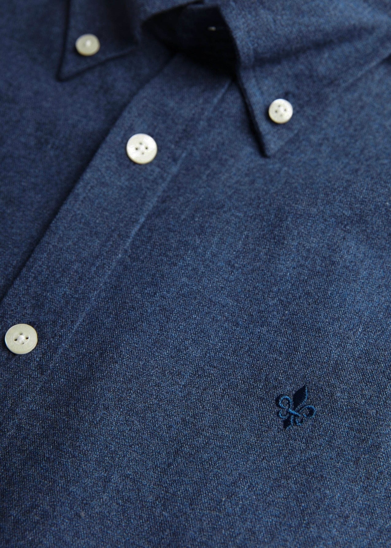 Watts Flannel Shirt Navy