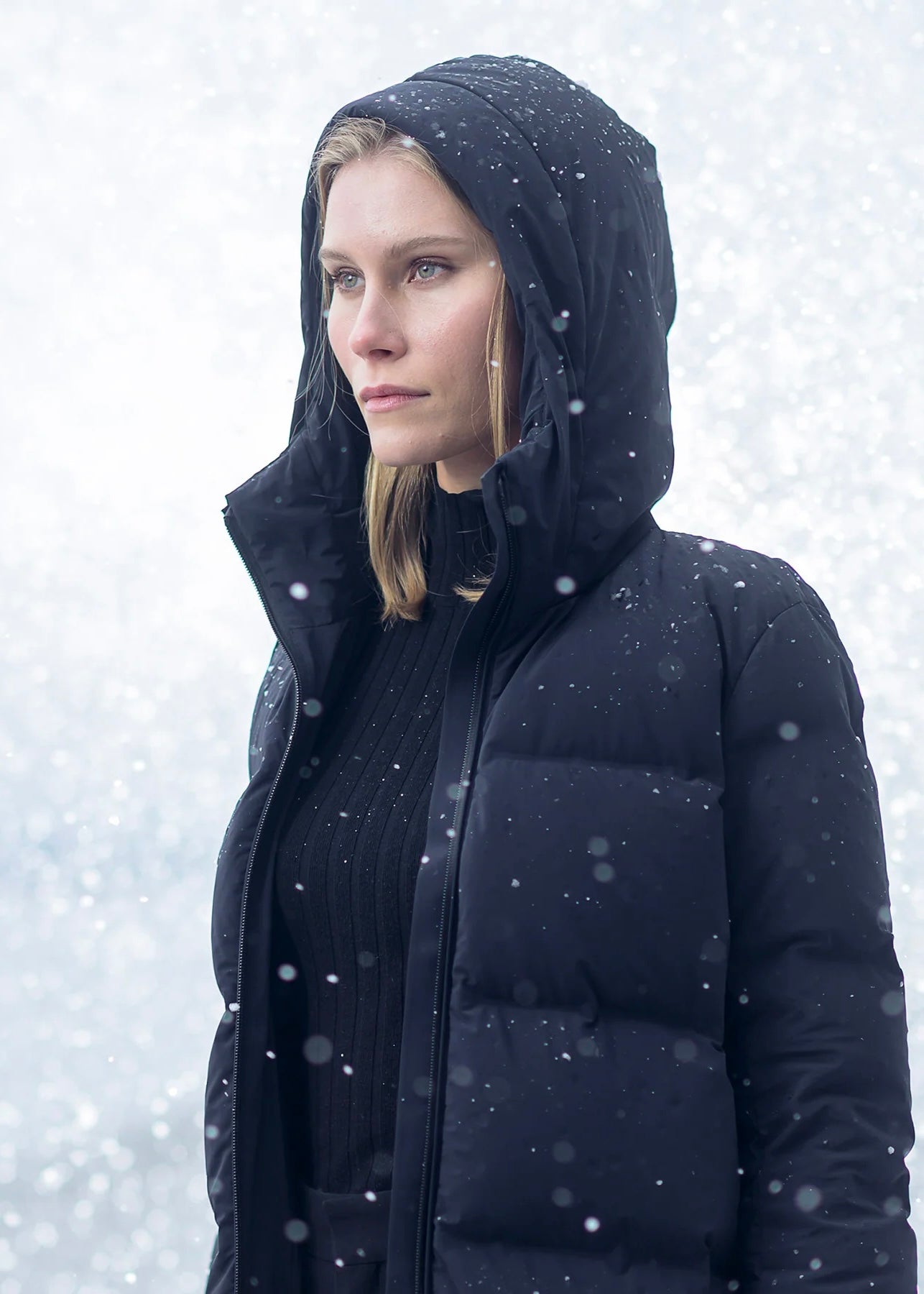 Infinity Down Coat Black