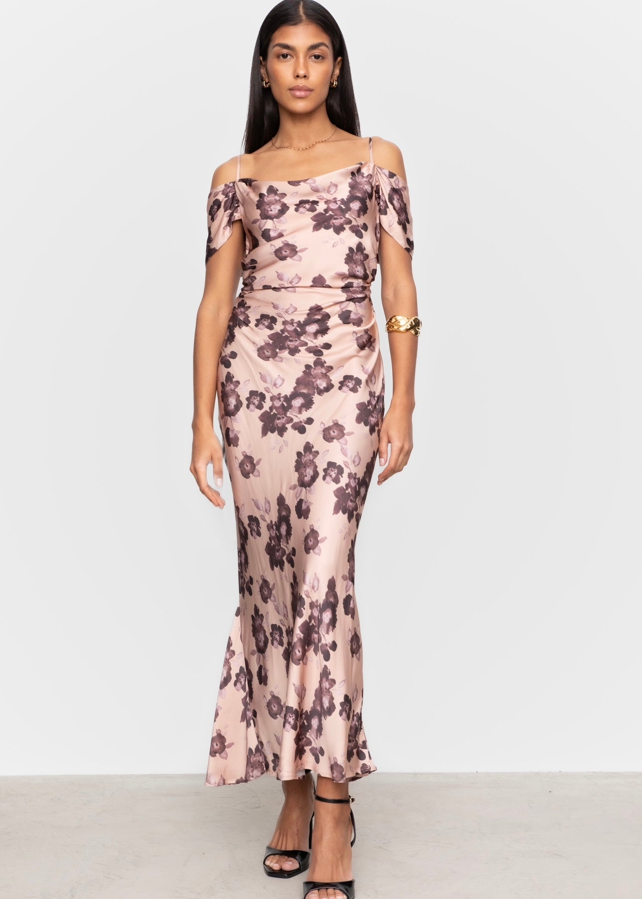 Camilla Pihl Lyra dress - Terracotta Floral