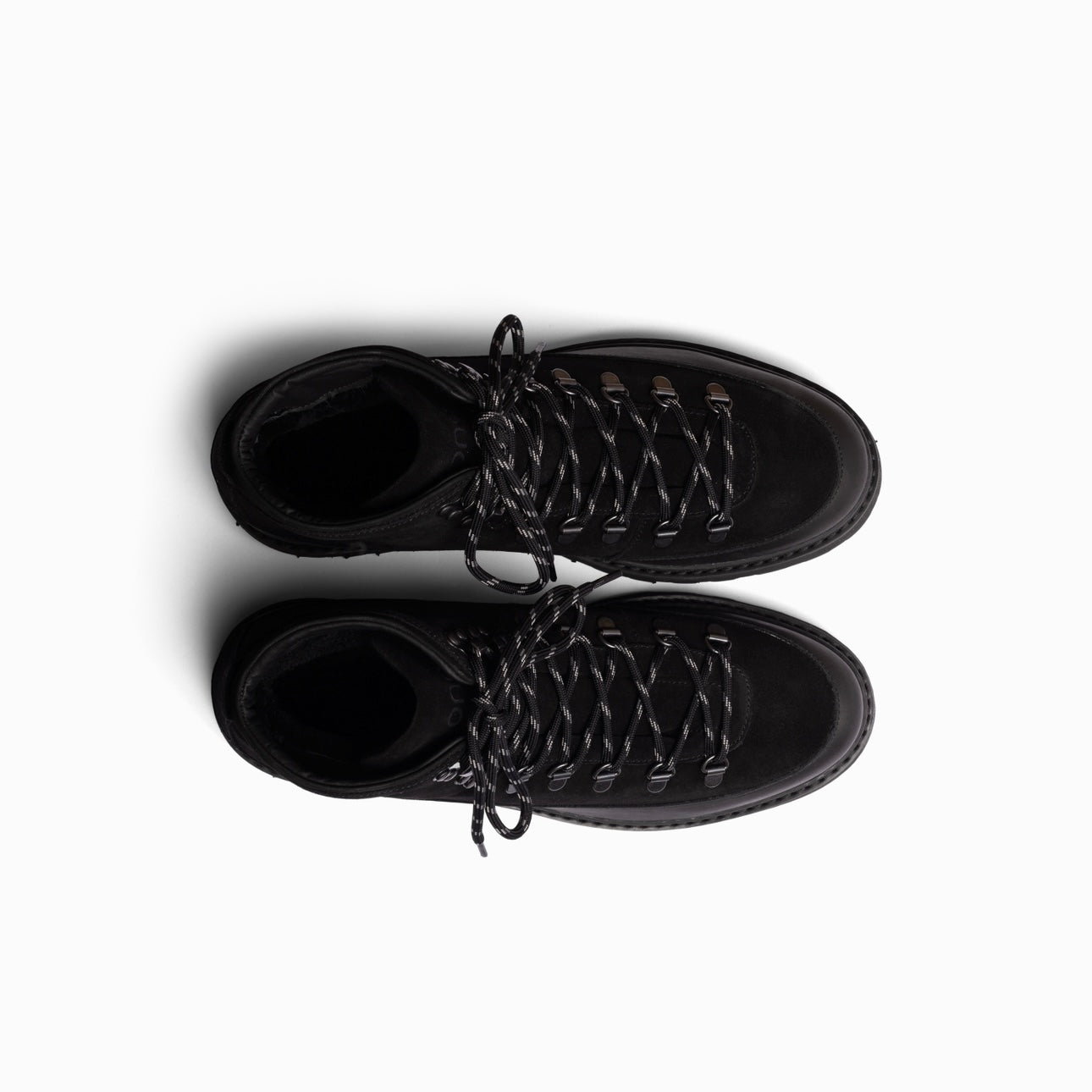 Mono Core Cap Suede/Cow Leather - Black