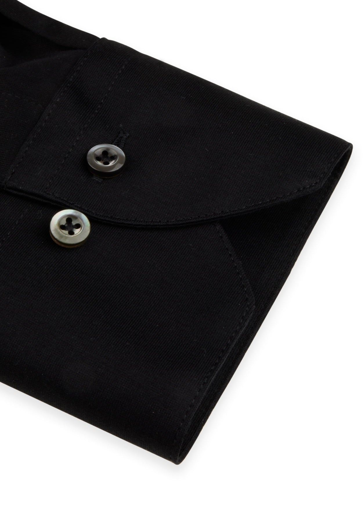 Slimline Jersey shirt Black
