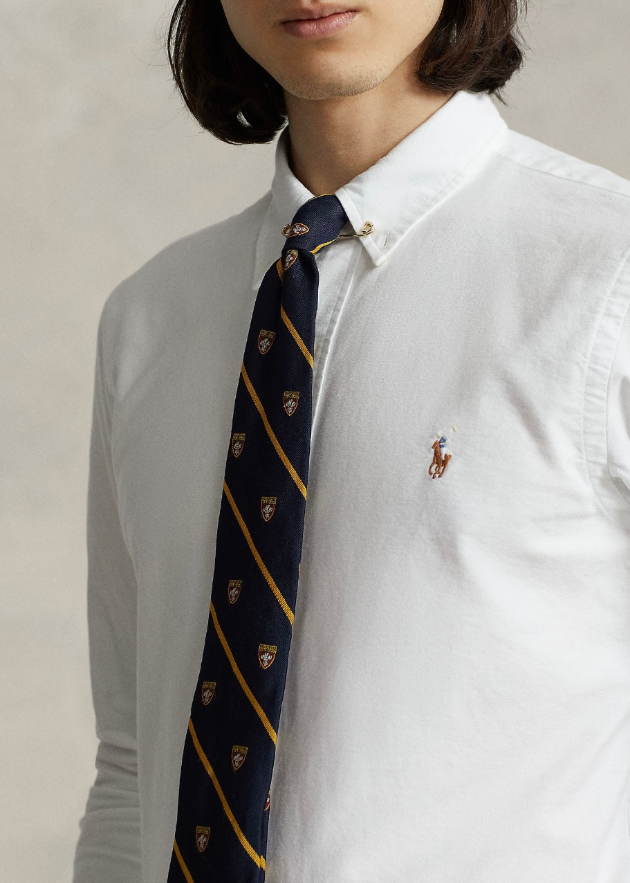 Custom Fit Oxford shirt White