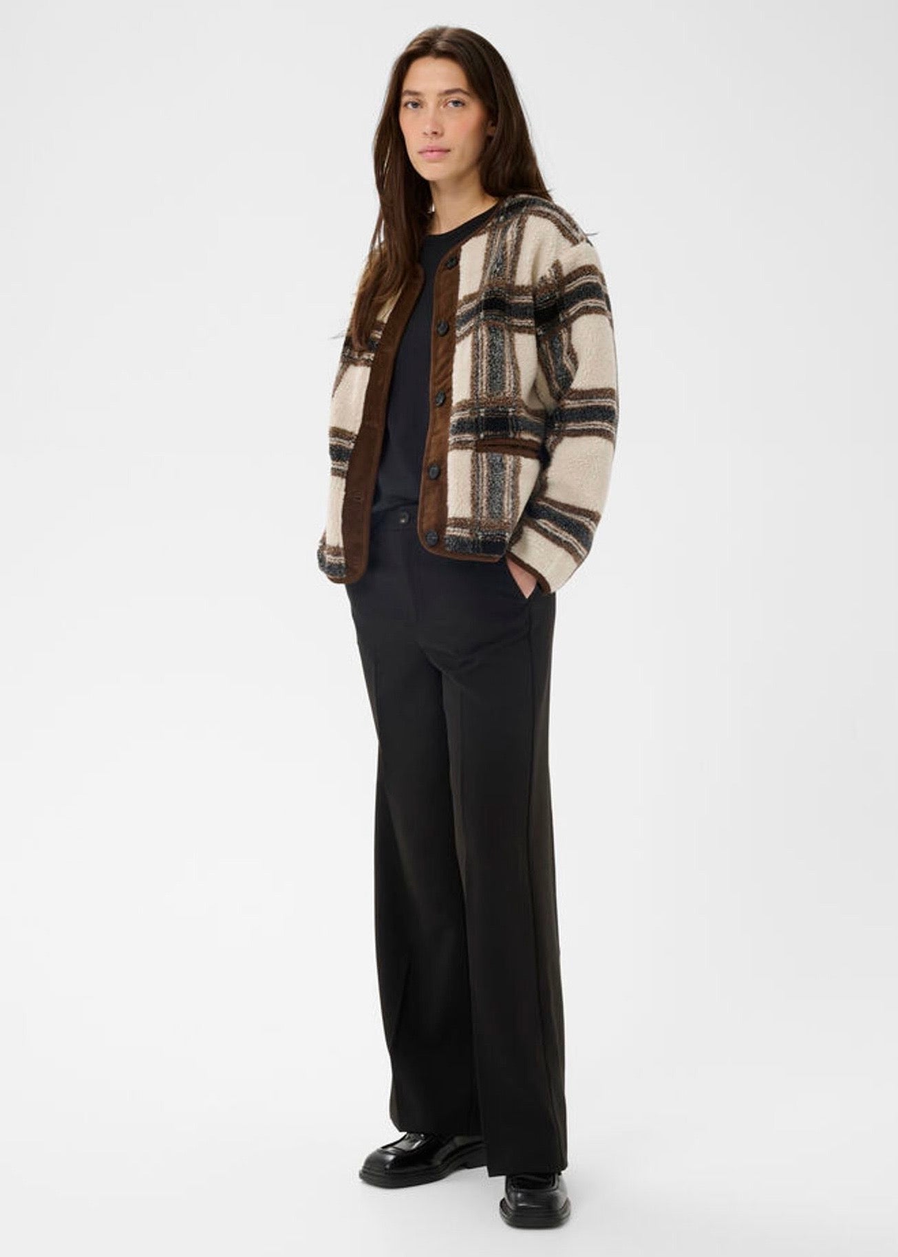 Ysabell Jacket Brown Check