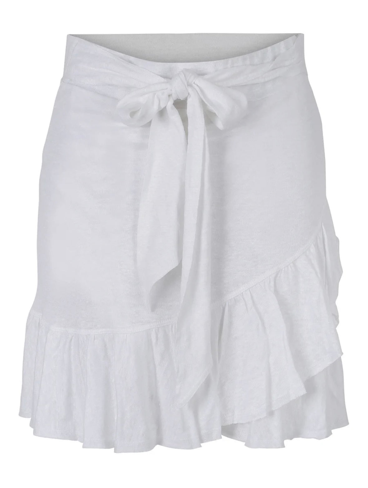 Ella&il Juliette Linen skirt - White