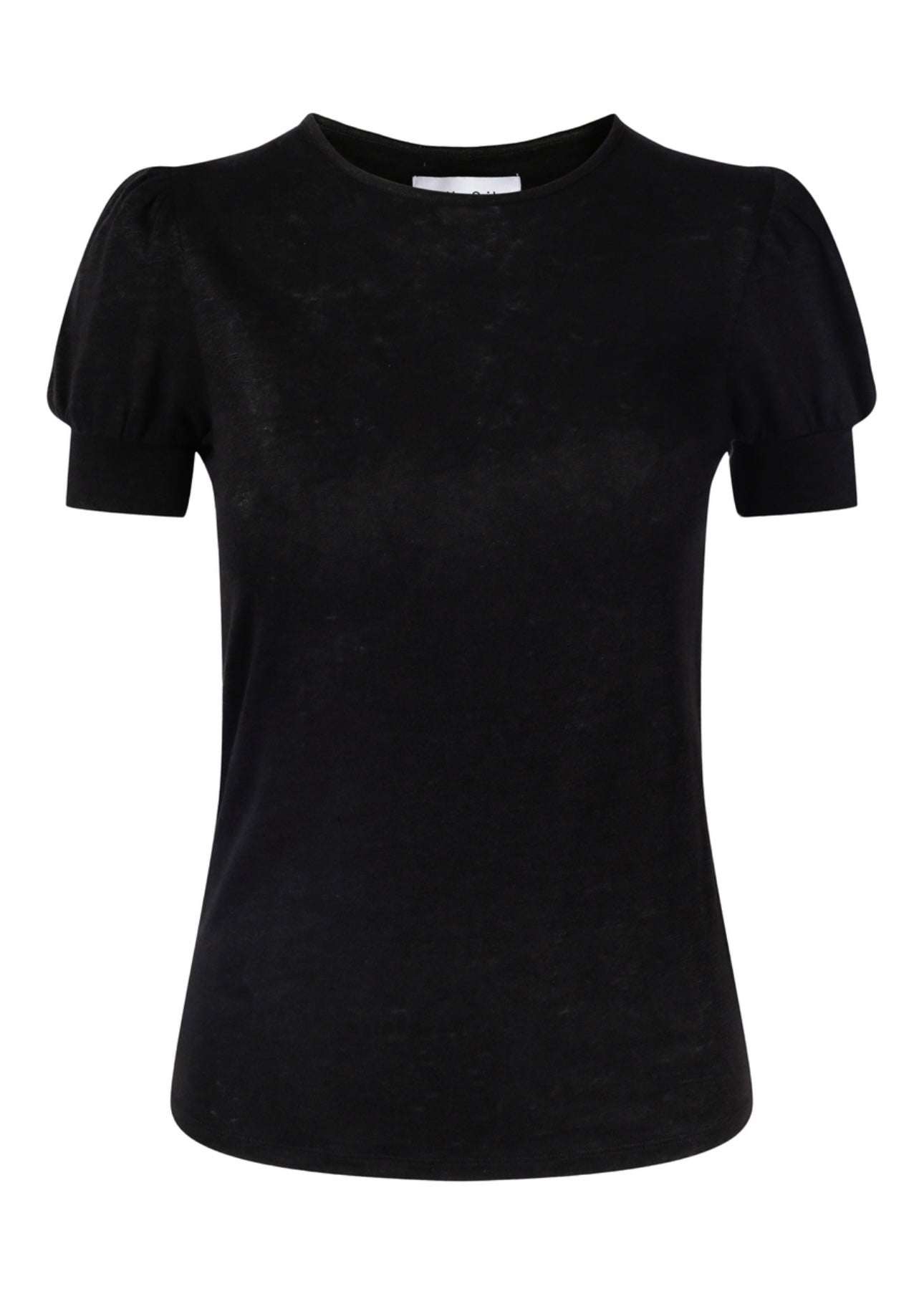 Ella&il Madeleine Linen tee - Black