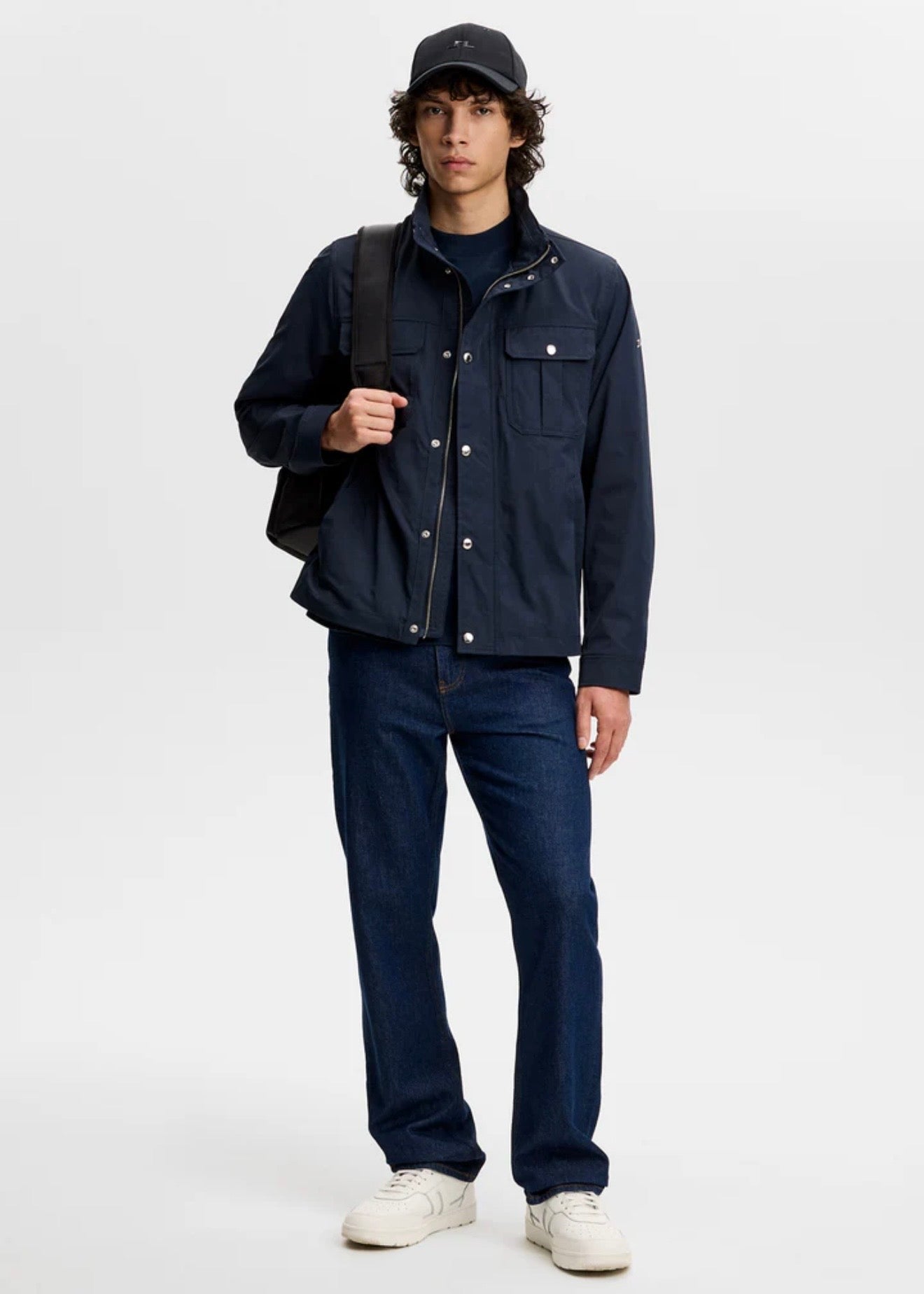 Bailey Recy Poly Jacket Navy