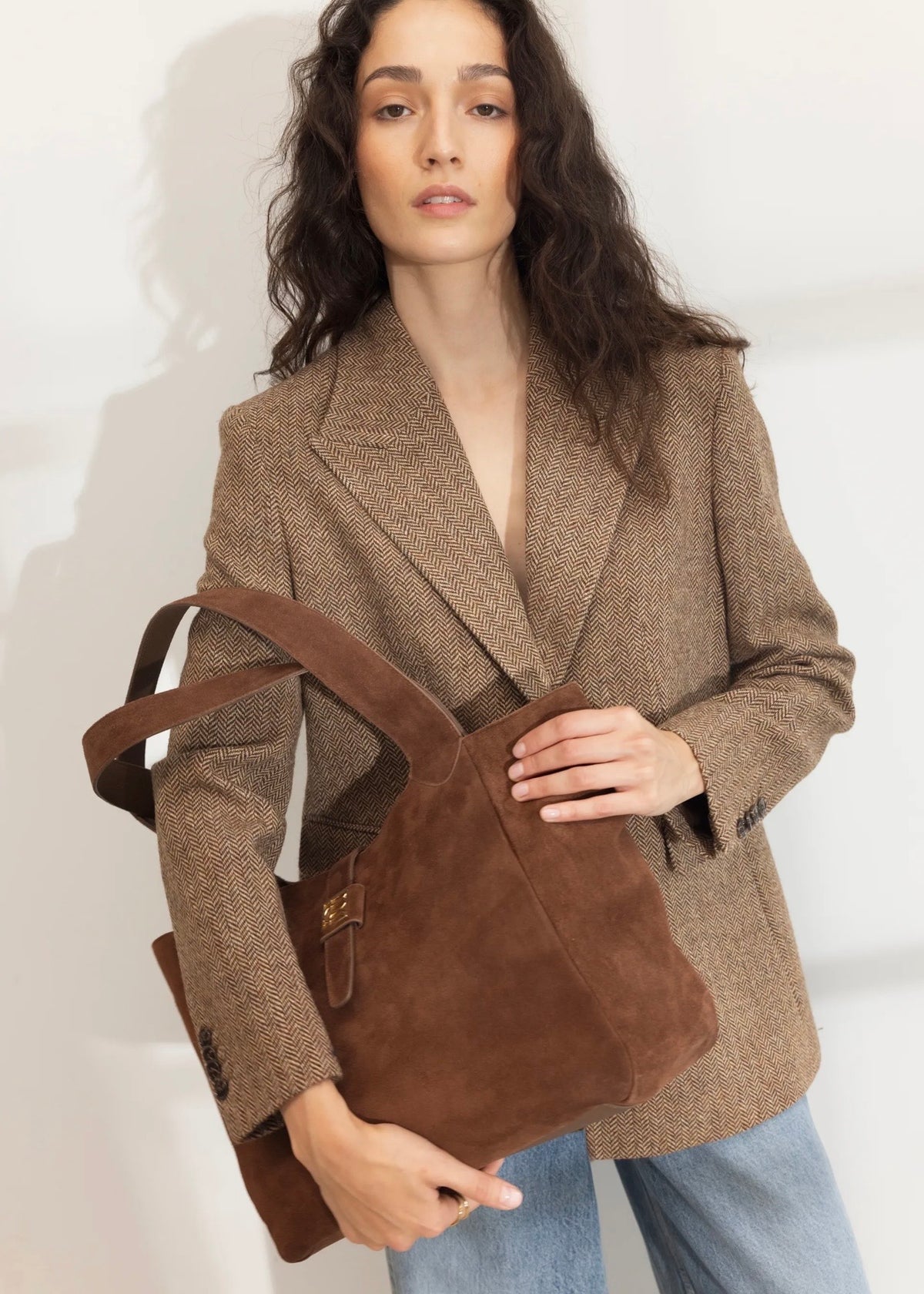Lucille Tote Bag Large Cognac