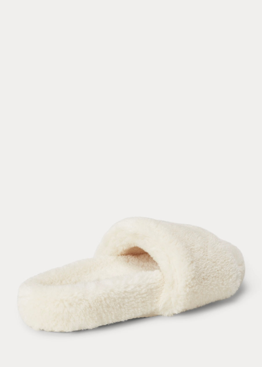 Faux Shearling slipper Cream