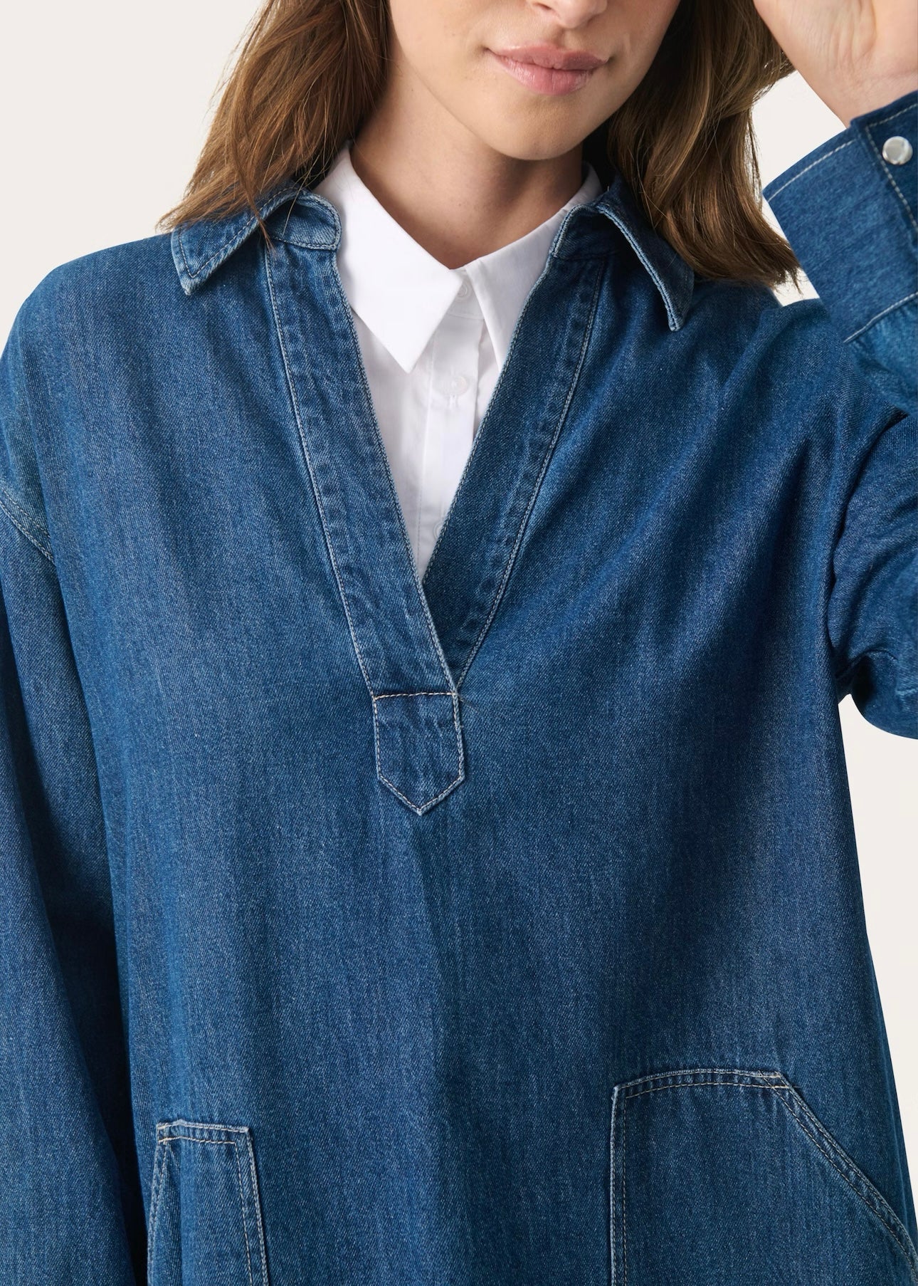 Part Two Lolla dress - Medium Blue Denim