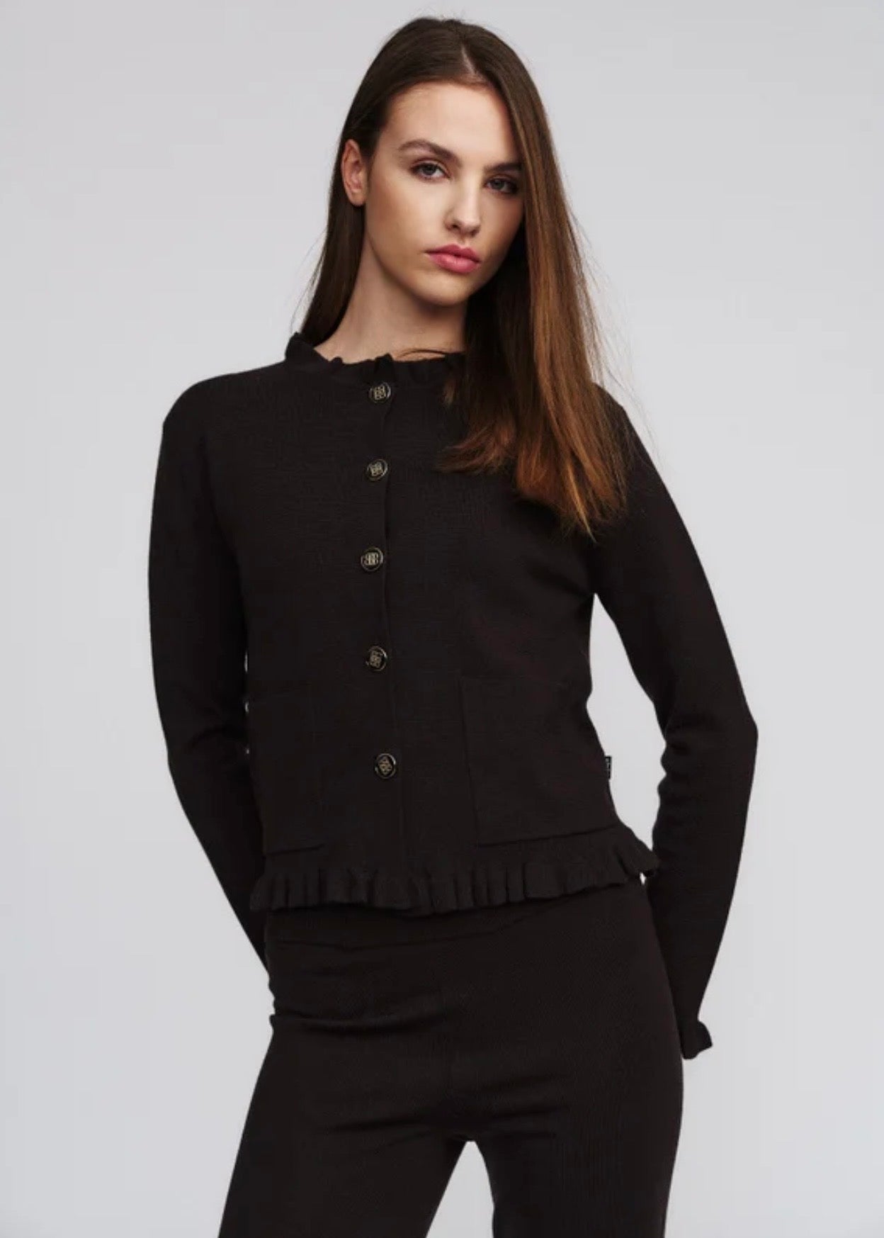 Silje Merino Jacket Dark Brown