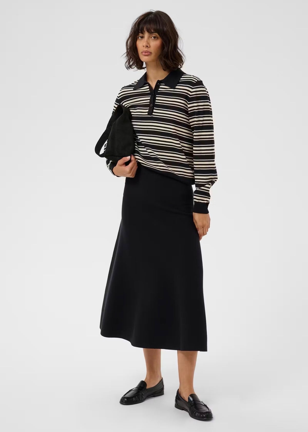 Vikesa Flared Skirt Black