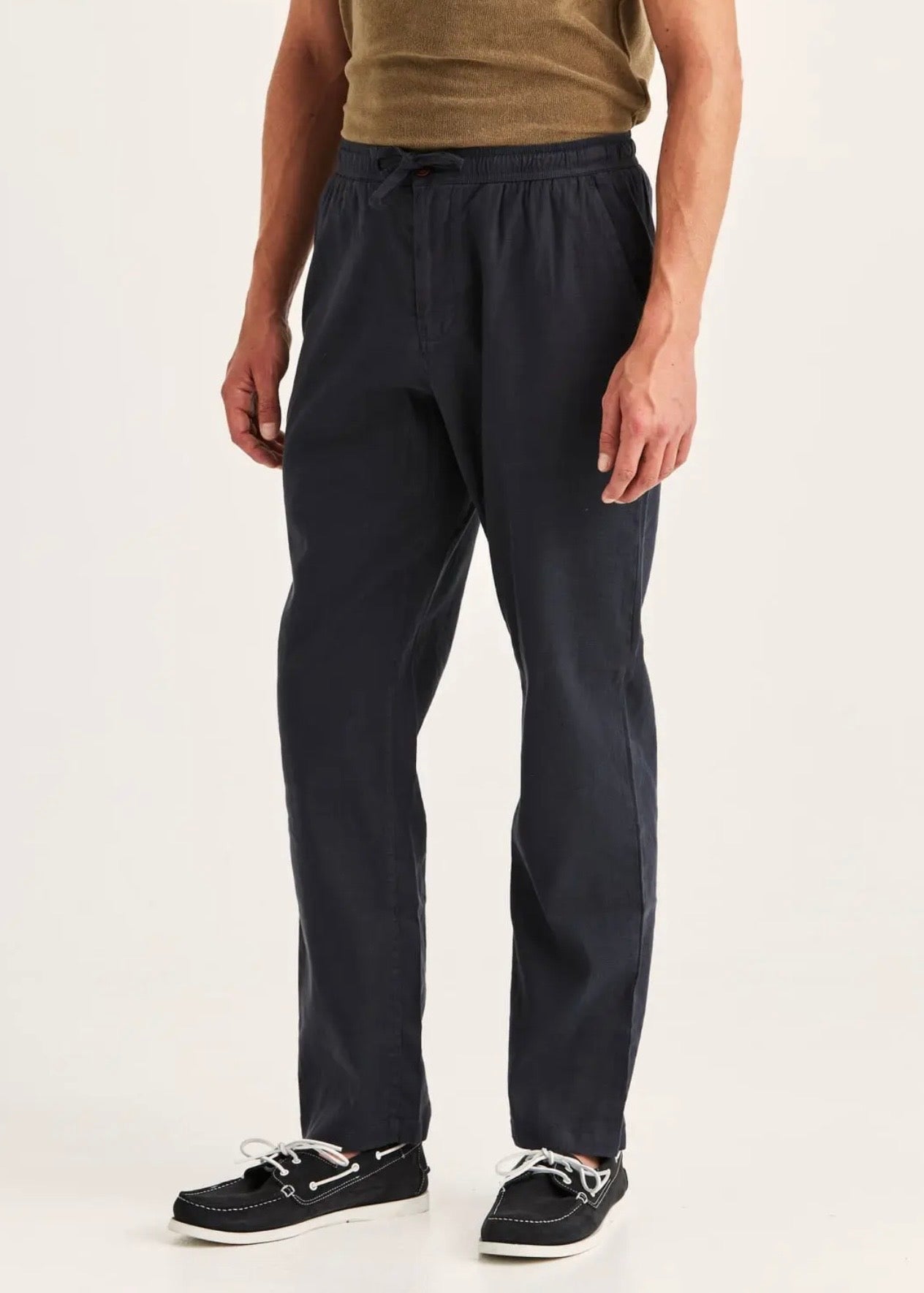 Fenix Linen Trouser Blue