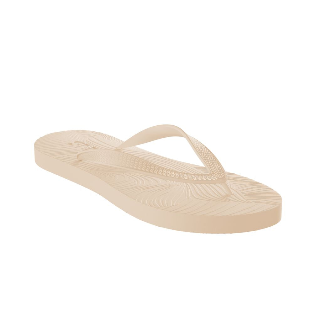 Sleepers Slim Wide Strap flip flop - Eggnog