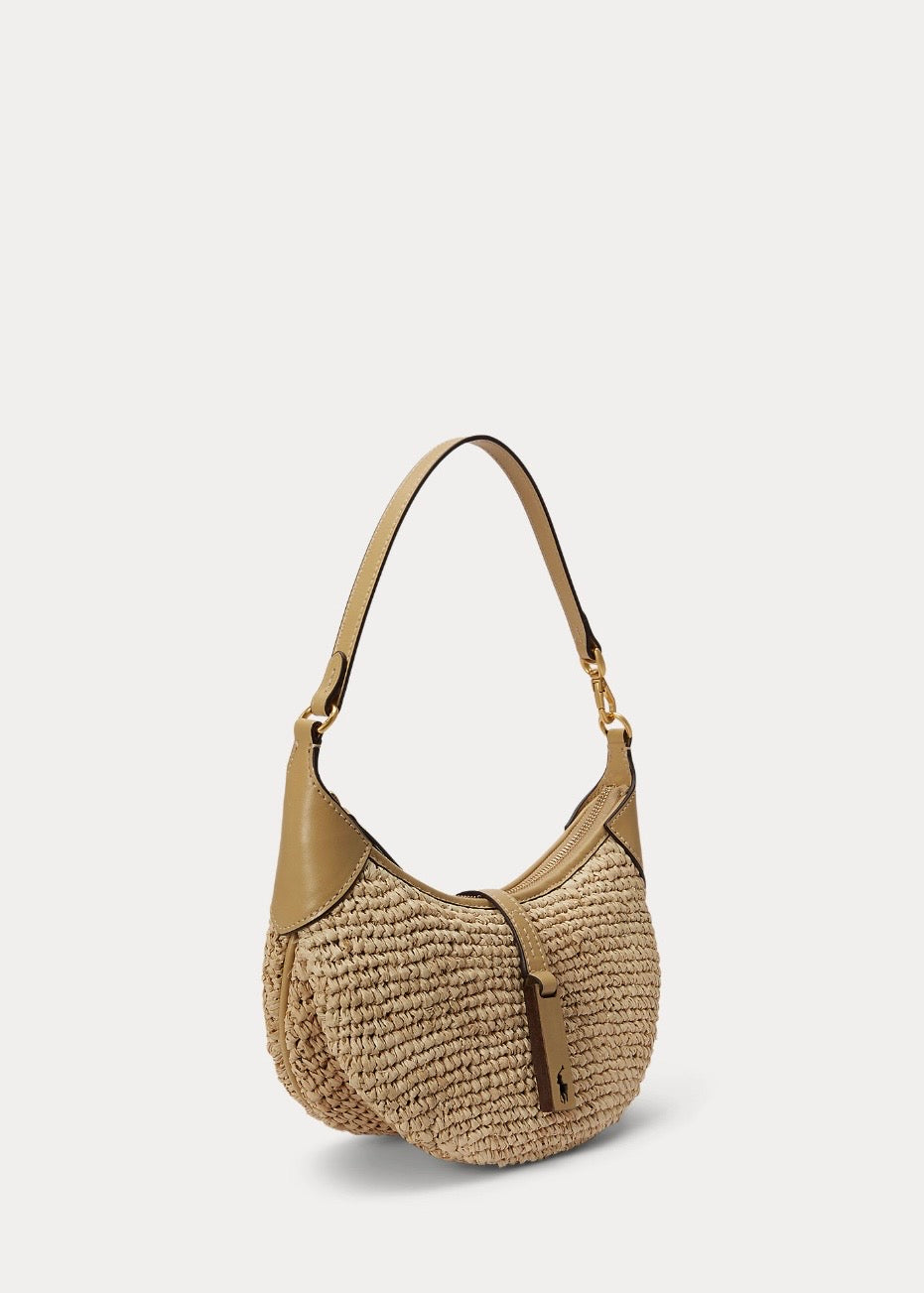 Polo ID Raffia Mini Shoulder Bag
